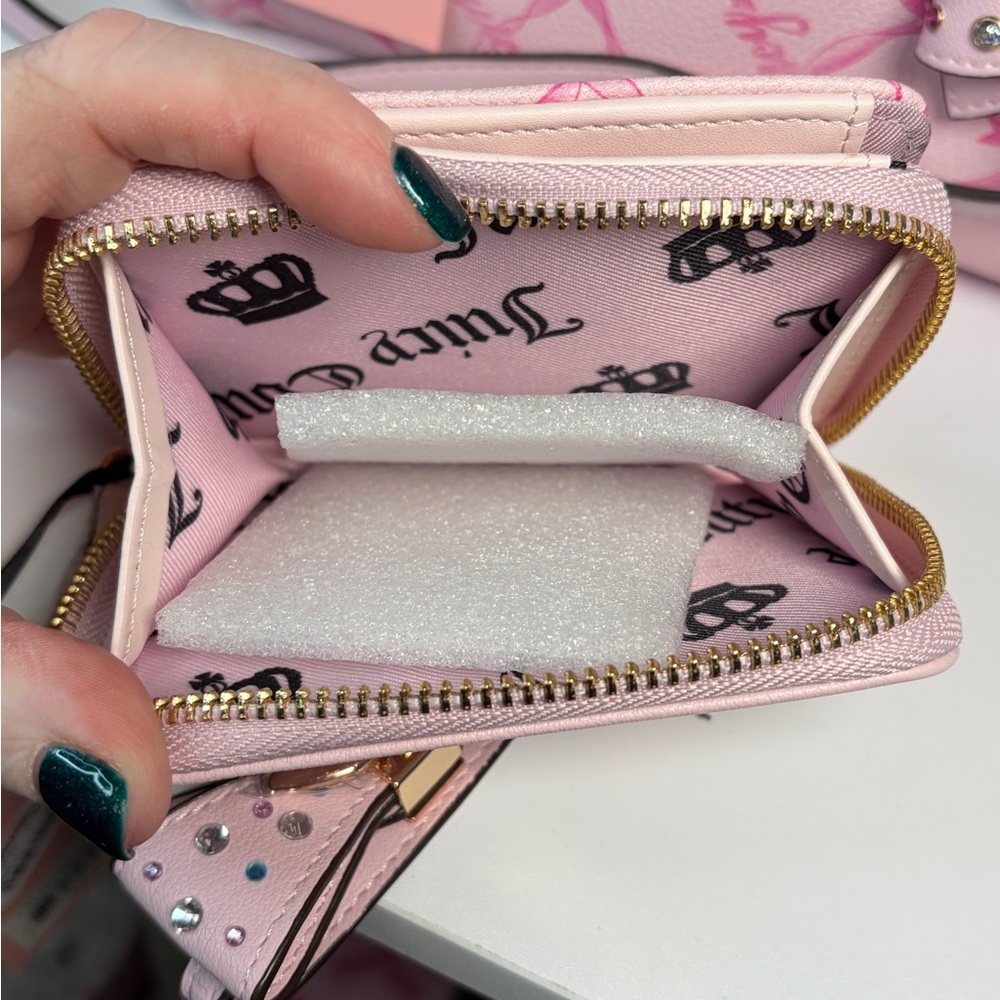 Juicy Couture Pink Satchel and Wallet Set - Picture 12 of 16